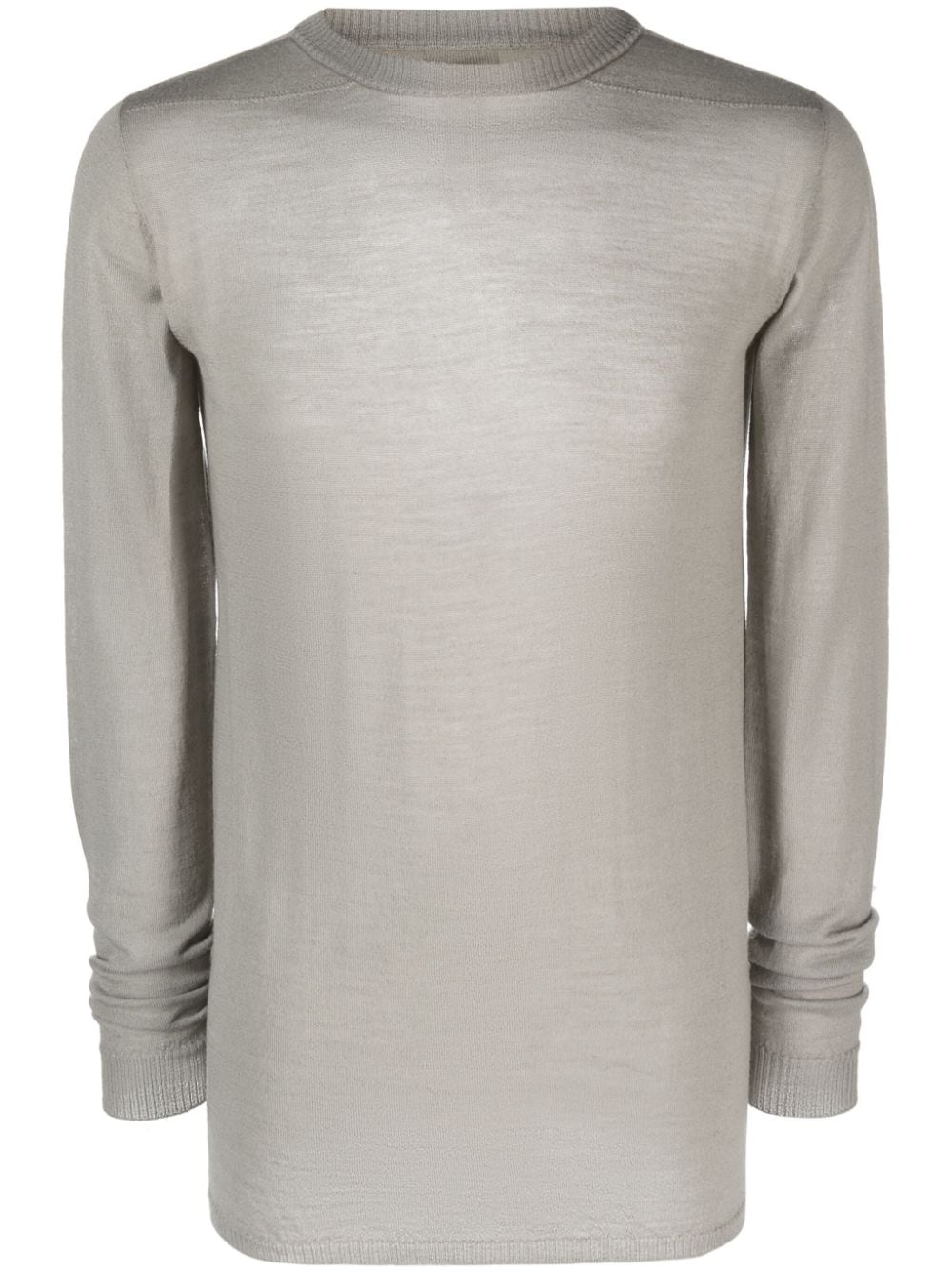 Rick Owens Biker Level virgin-wool jumper - Neutrals von Rick Owens