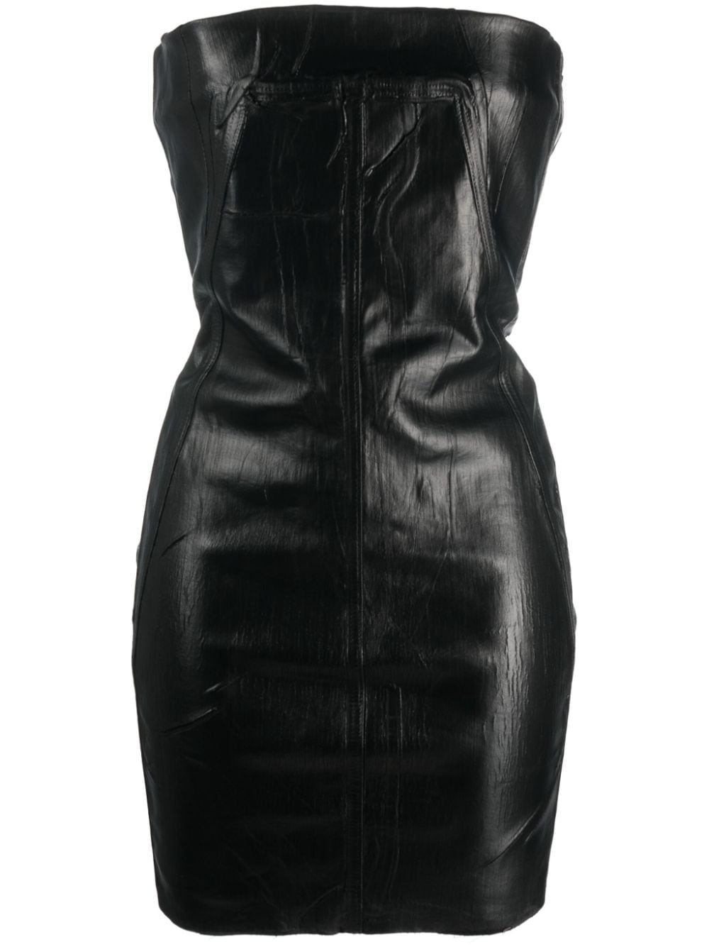 Rick Owens Bustier strapless minidress - Black von Rick Owens