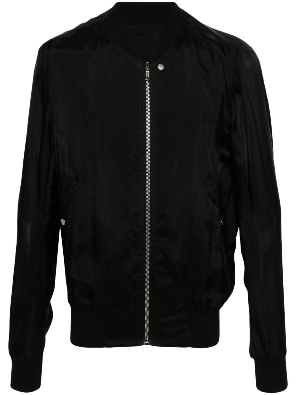 Rick Owens Classic Flight bomber jacket - Black von Rick Owens
