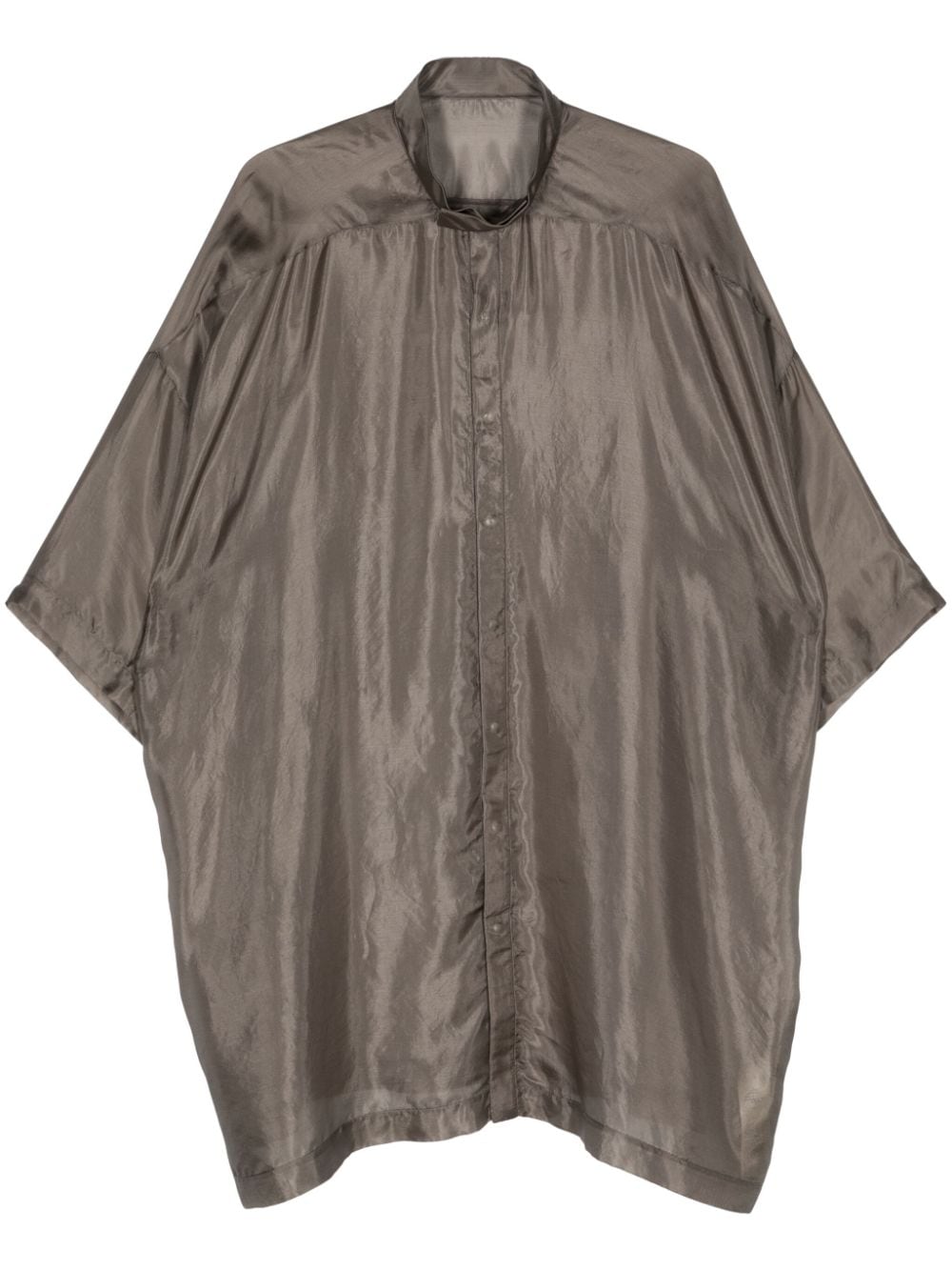 Rick Owens Edfu Magnum silk shirt - Grey von Rick Owens