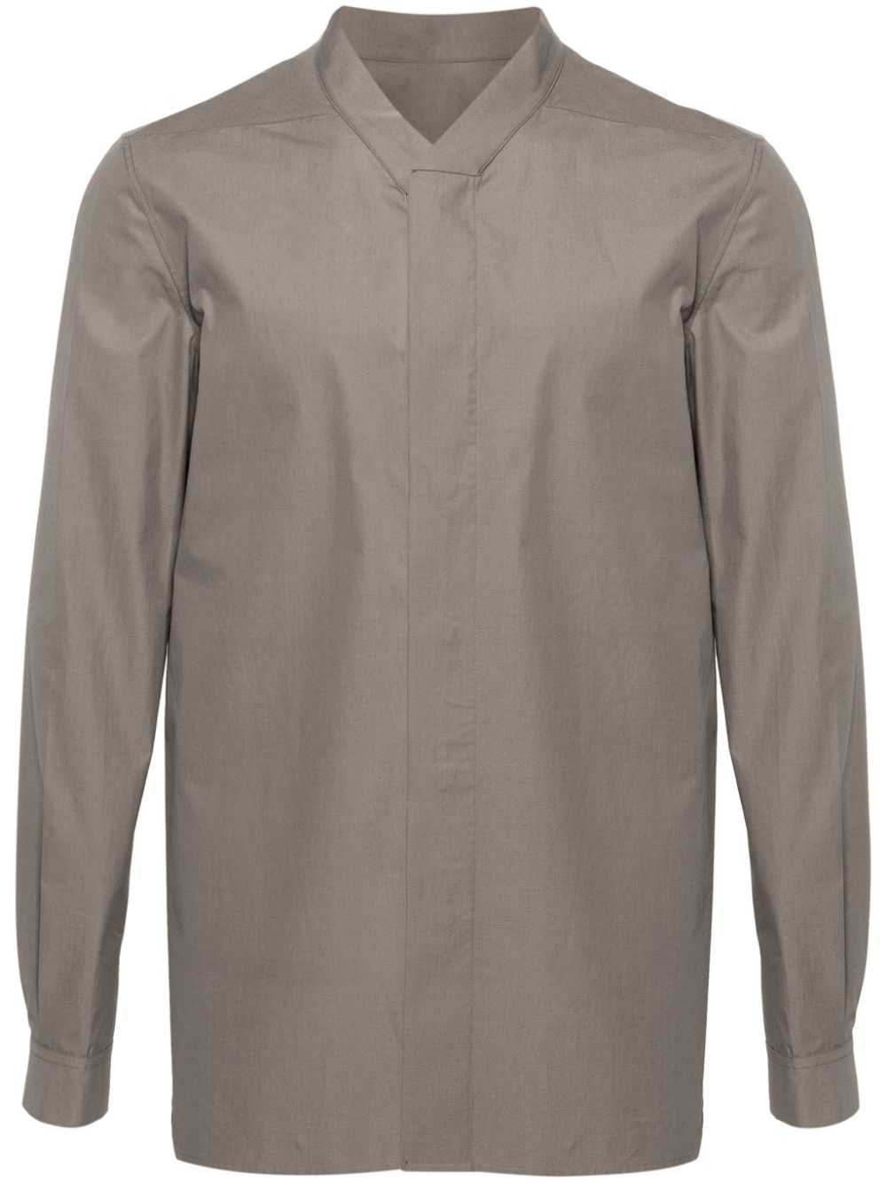 Rick Owens Faun snap-up shirt - Grey von Rick Owens