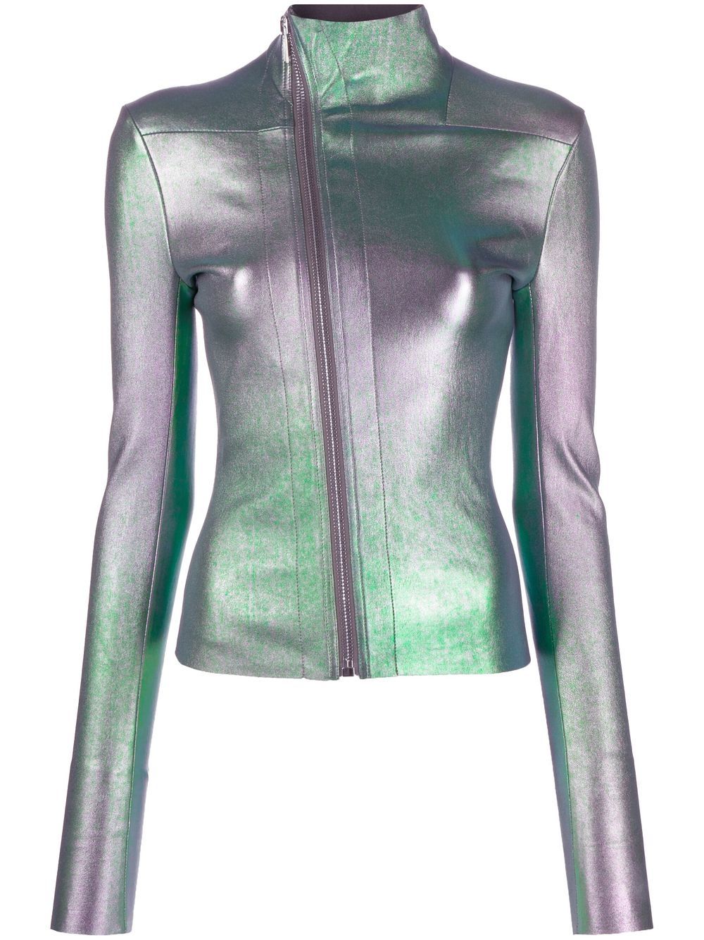 Rick Owens Gary iridescent-effect jacket - Green von Rick Owens