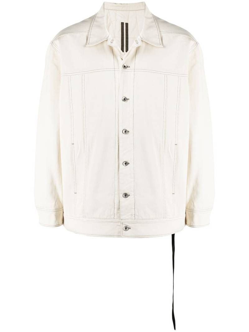 Rick Owens Jumbo worker jacket - Neutrals von Rick Owens