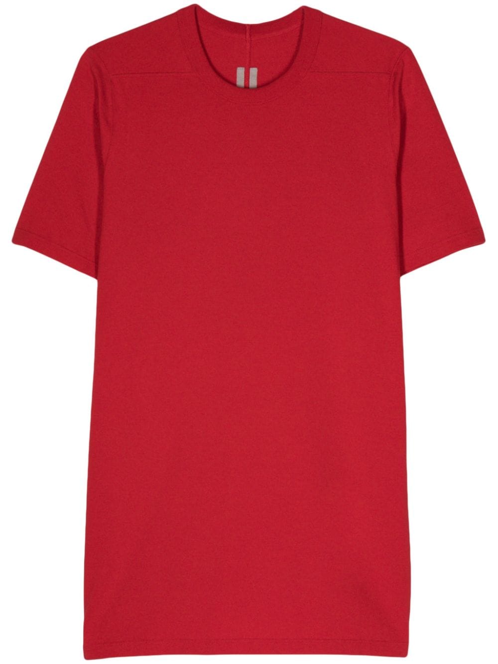 Rick Owens Level T organic cotton T-shirt - Red von Rick Owens