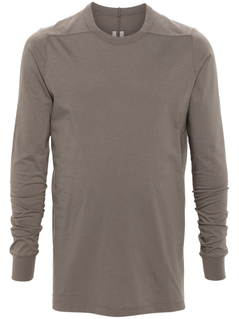Rick Owens Level cotton longsleeved T-shirt - Grey von Rick Owens