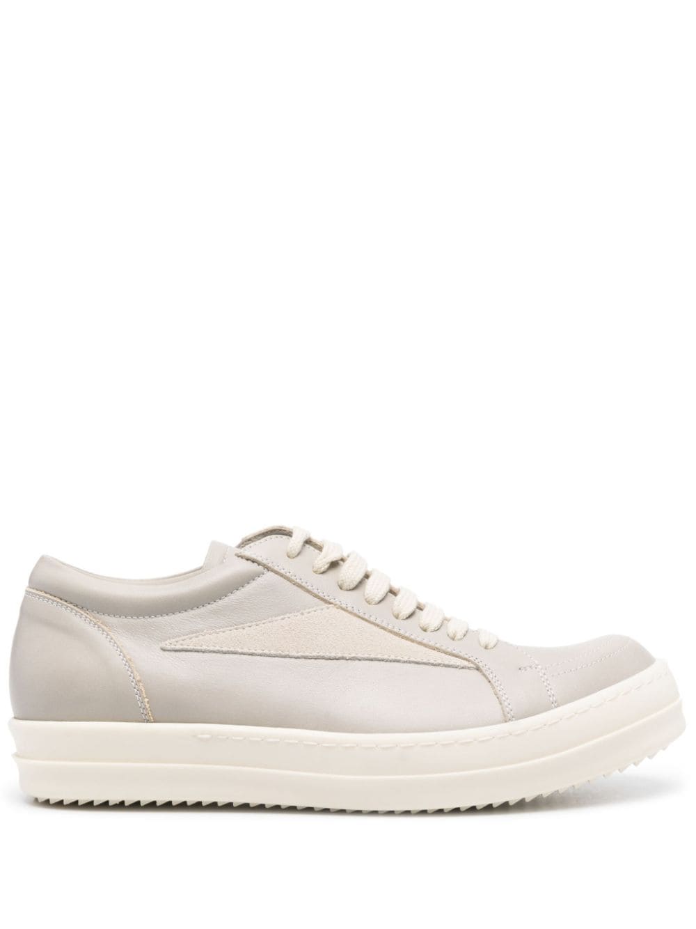 Rick Owens Lido Vintage leather sneakers - Grey von Rick Owens