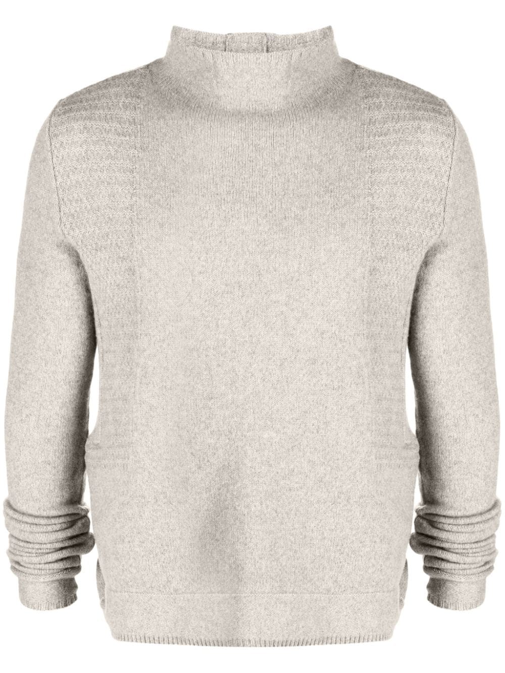 Rick Owens Mastodon mock-neck jumper - Grey von Rick Owens