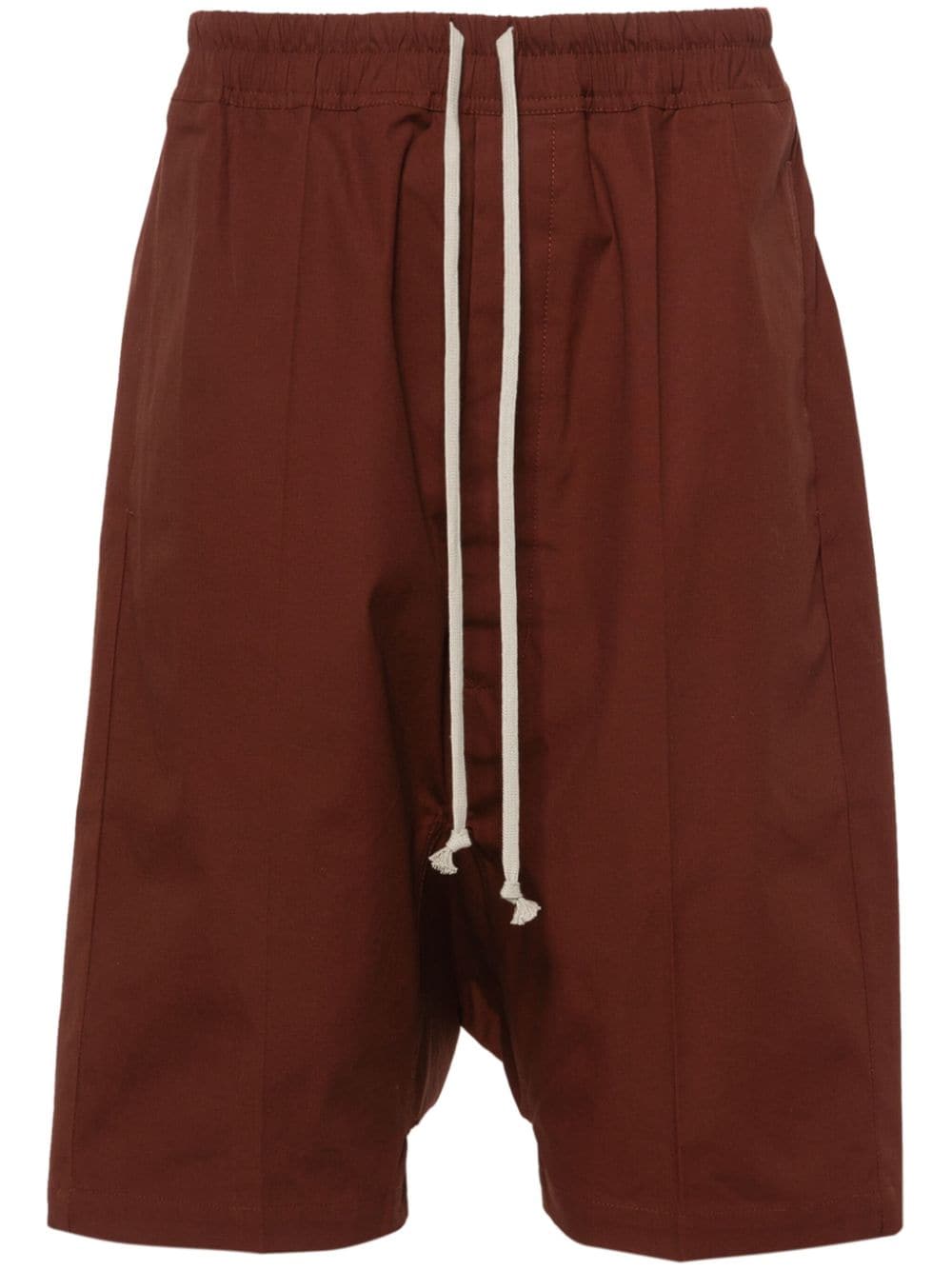 Rick Owens Pods drop-crotch shorts - Brown von Rick Owens