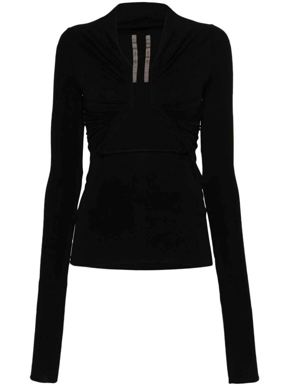 Rick Owens Prong cut-out top - Black von Rick Owens