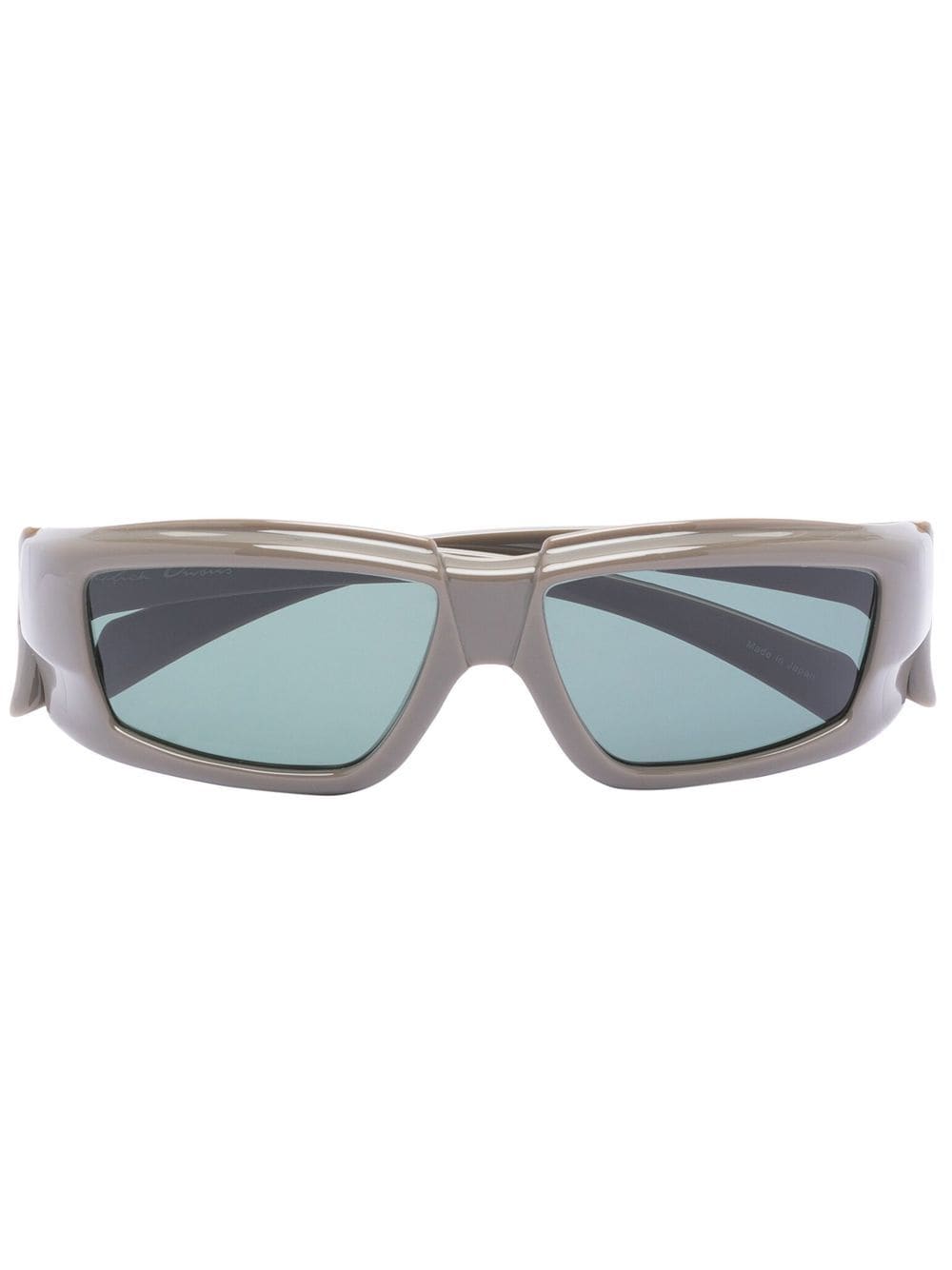 Rick Owens Rick rectangle-frame sunglasses - Grey von Rick Owens