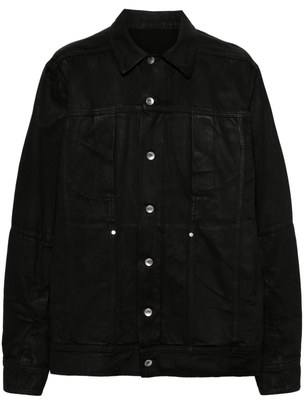 Rick Owens Worker cotton shirt jacket - Black von Rick Owens