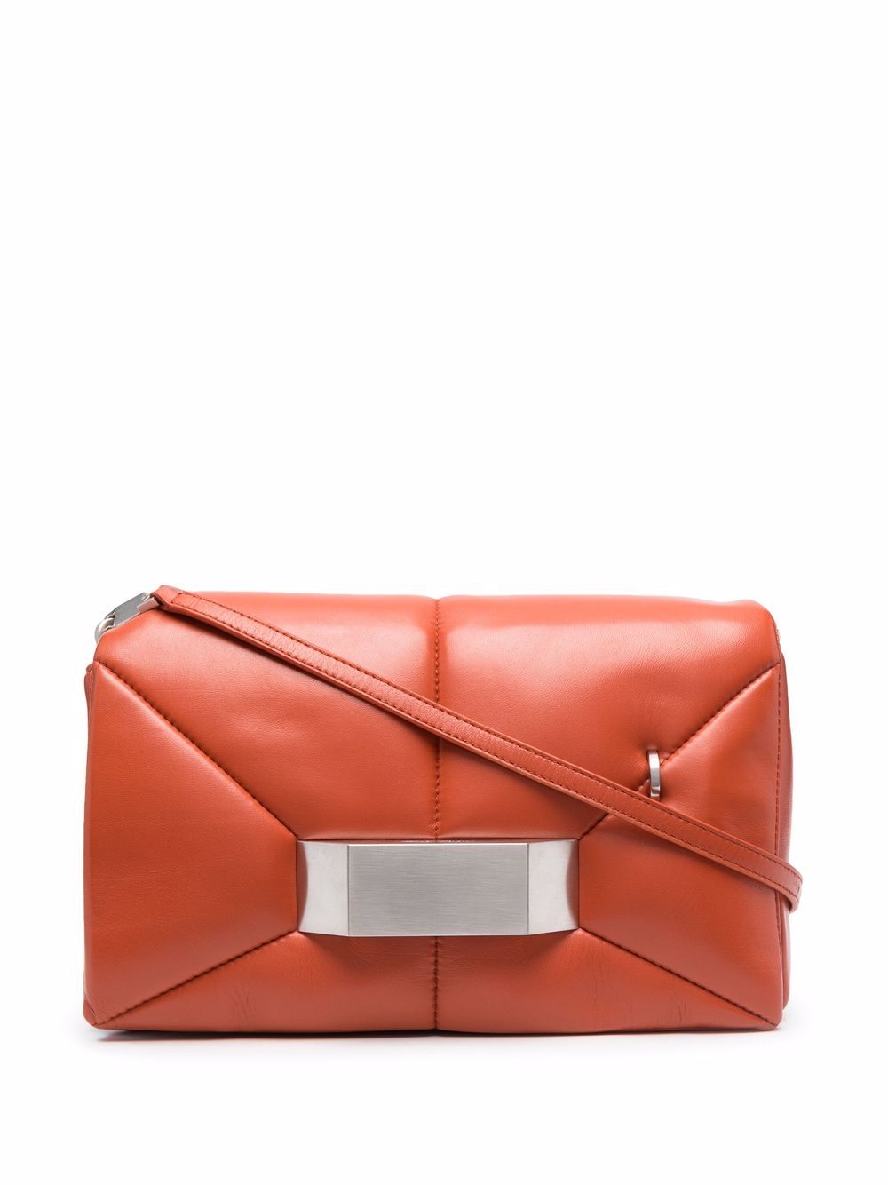 Rick Owens big quilted griffin messenger bag - Orange von Rick Owens