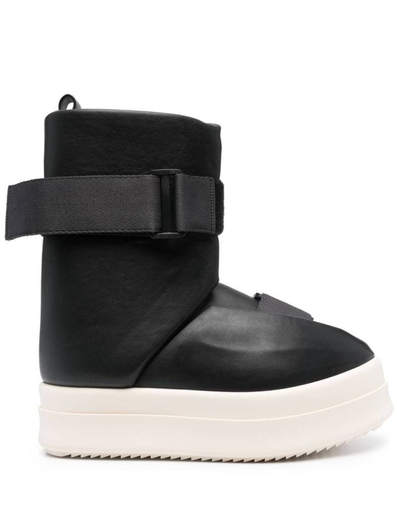 Rick Owens buckled leather ankle boots - Black von Rick Owens