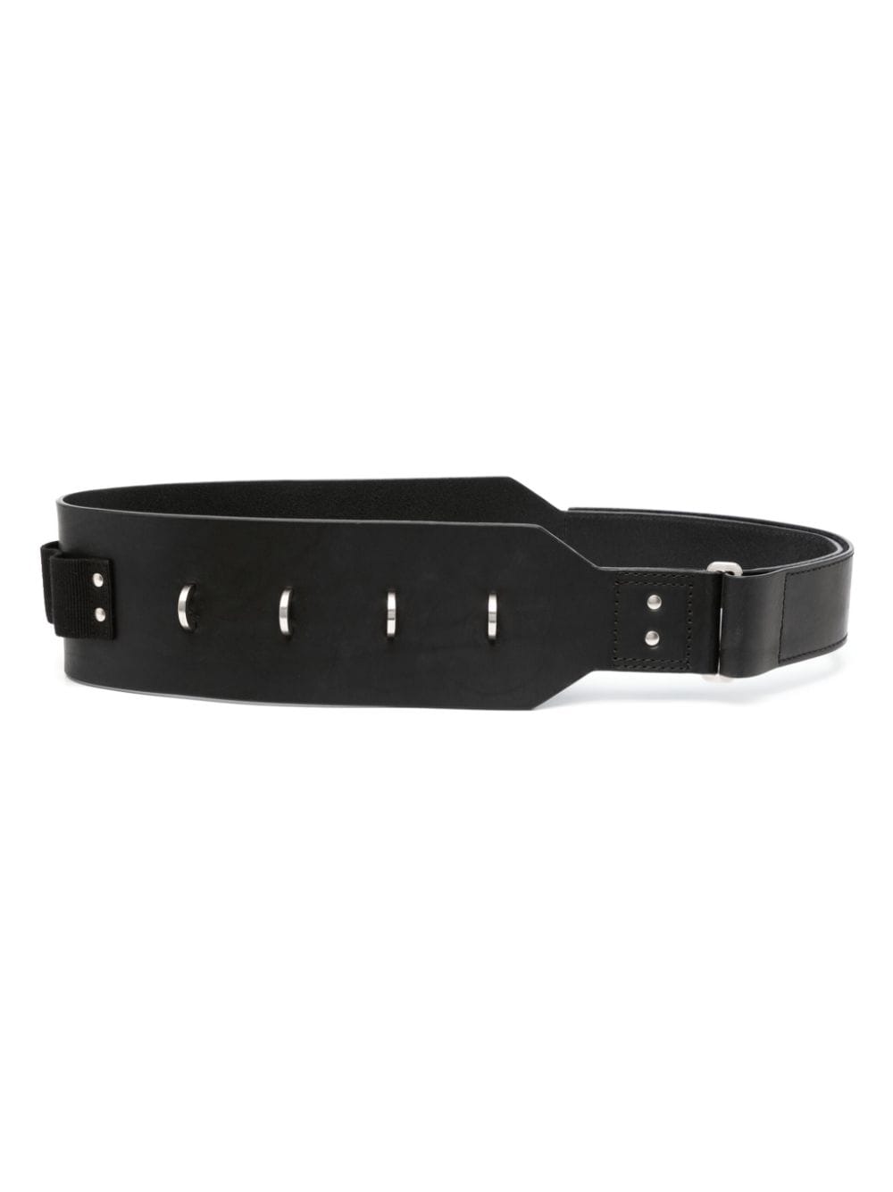 Rick Owens cargo leather belt - Black von Rick Owens