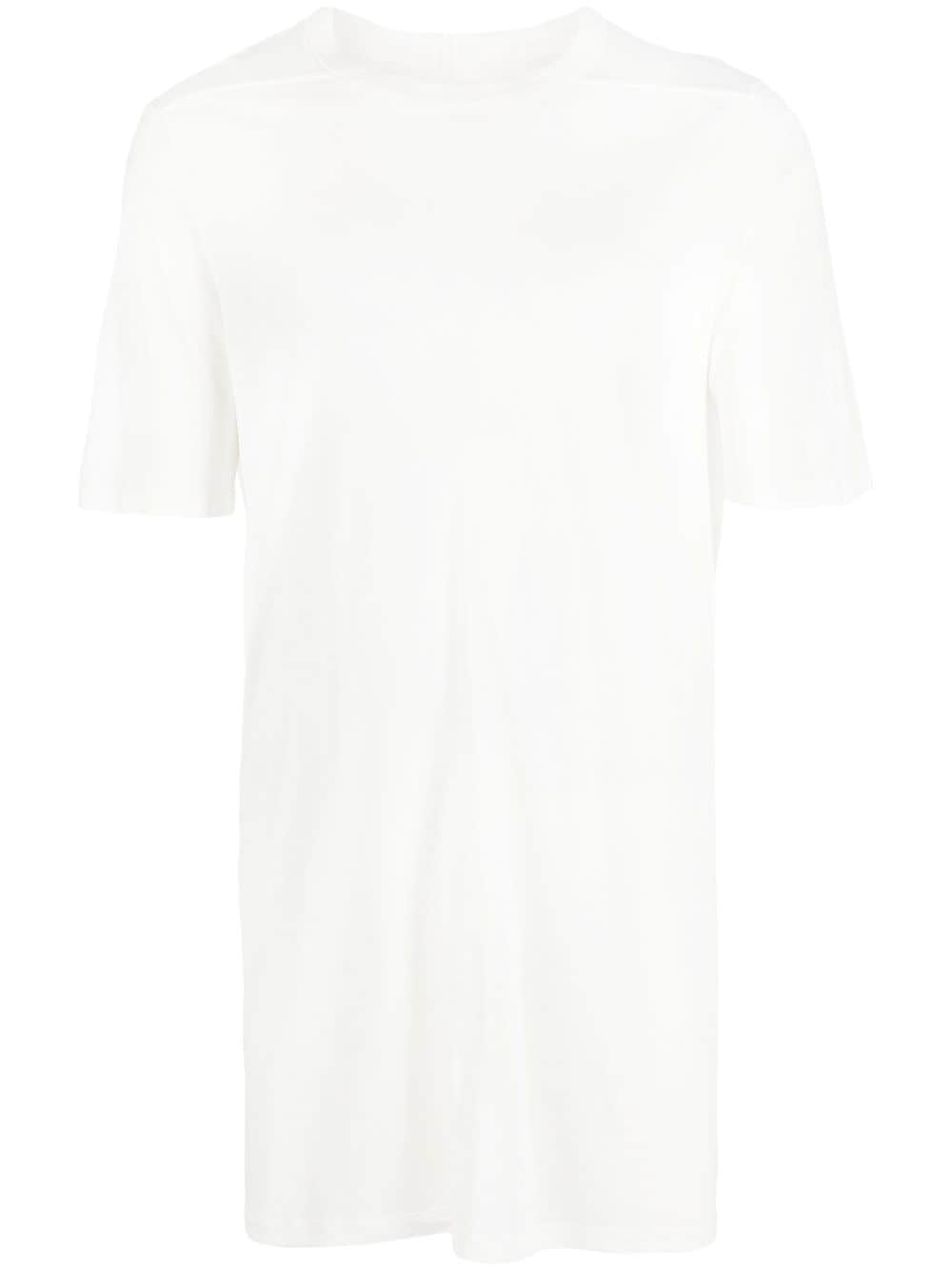 Rick Owens crew neck long-length T-shirt - White von Rick Owens