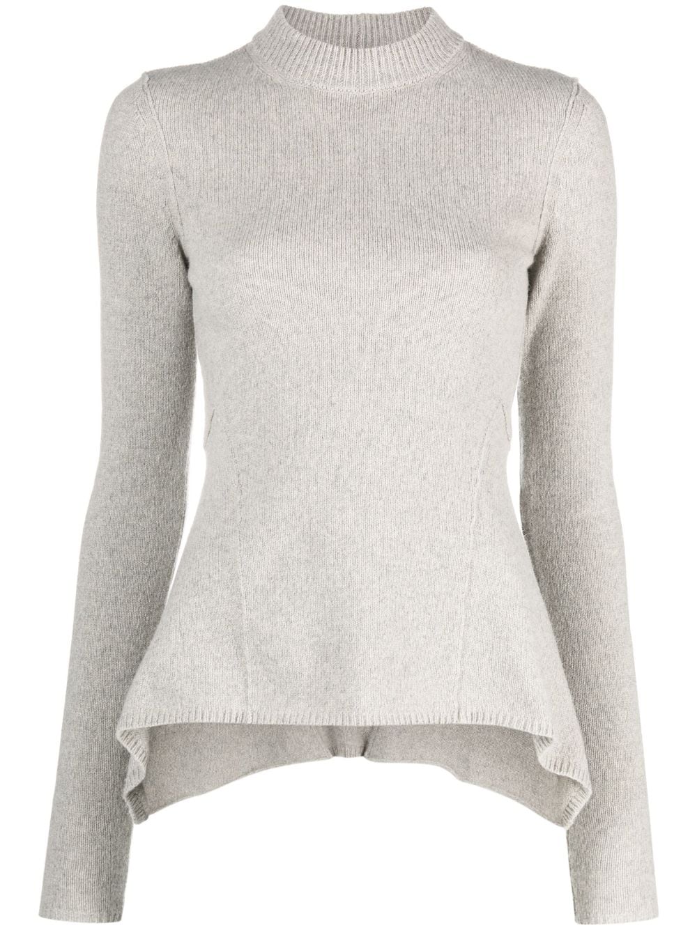 Rick Owens crew-neck long-sleeve jumper - Grey von Rick Owens