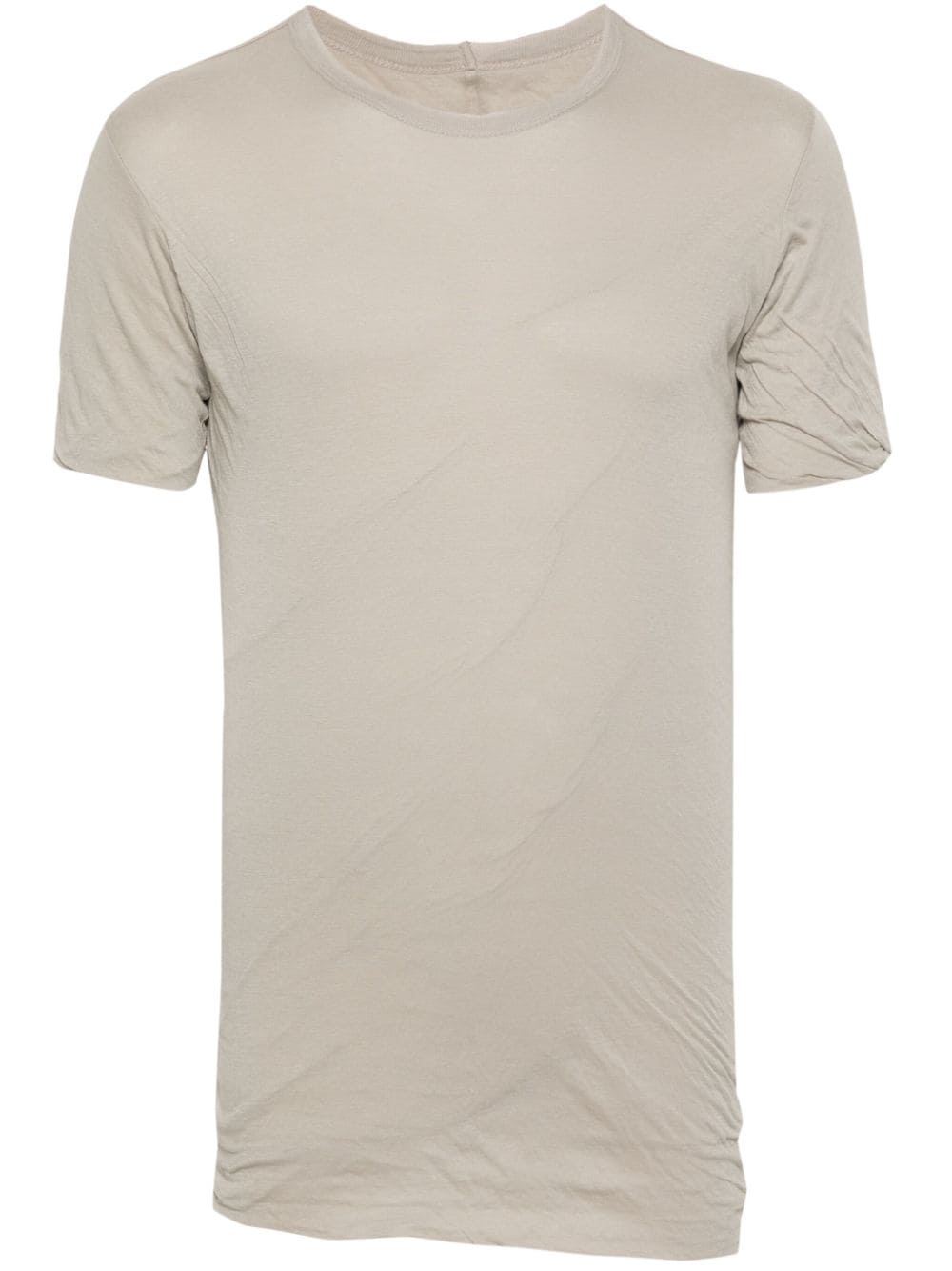 Rick Owens crinkled cotton T-shirt - Grey von Rick Owens