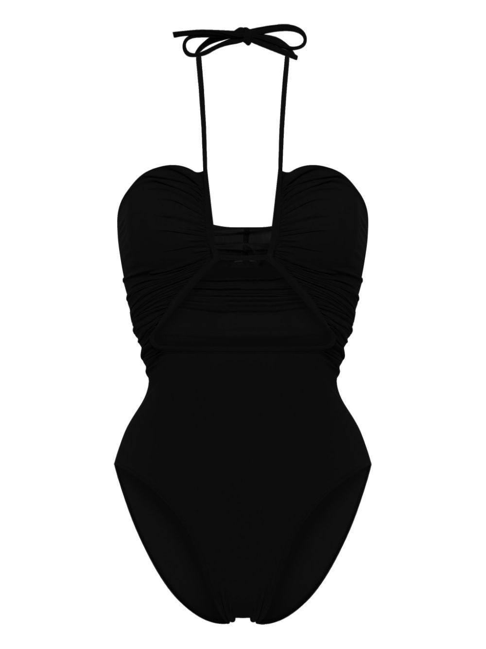 Rick Owens cut-out-detail swimsuit - Black von Rick Owens