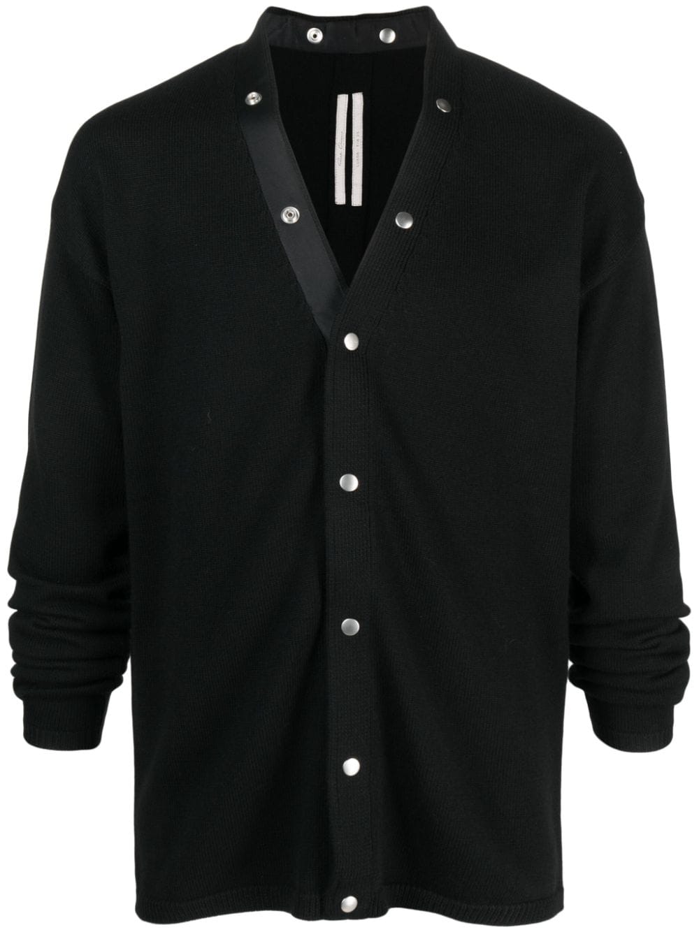 Rick Owens decorative buttons virgin-wool cardigan - Black von Rick Owens