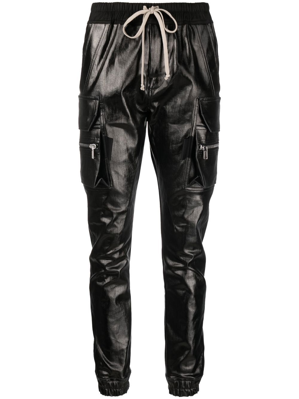 Rick Owens drawsting-waist skinny trousers - Black von Rick Owens