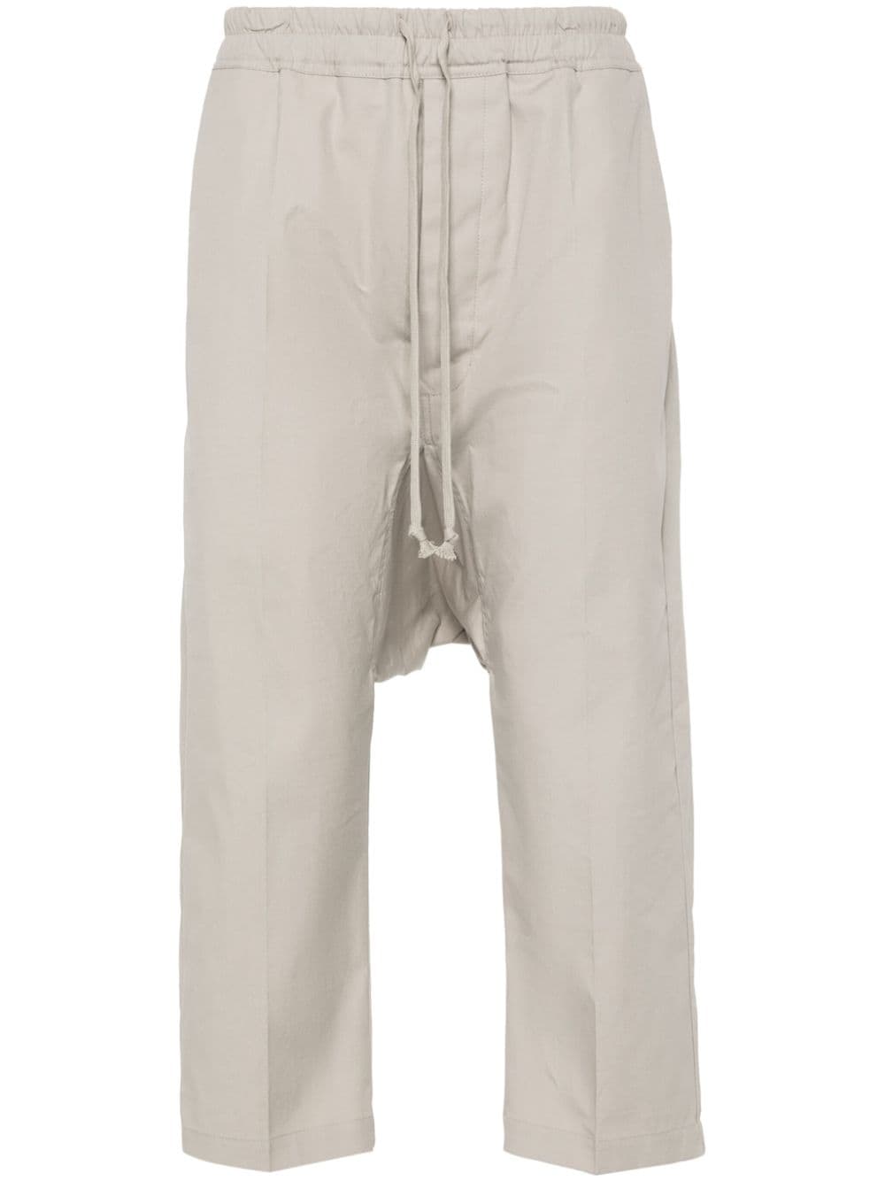 Rick Owens drop-crotch cargo trousers - Grey von Rick Owens