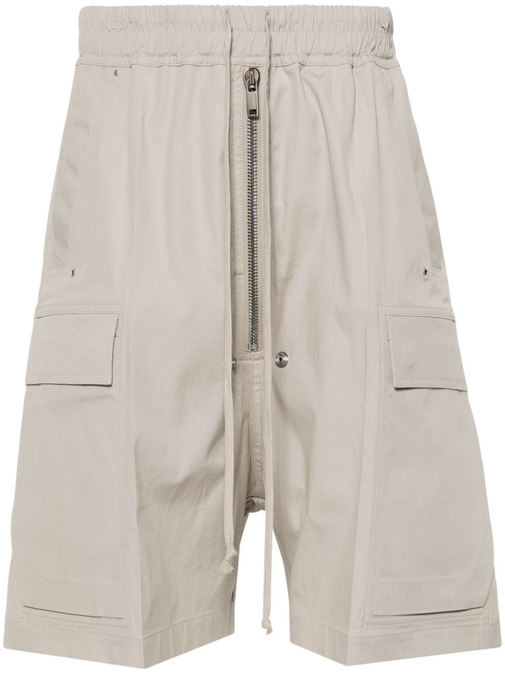 Rick Owens elasticated-waistband cargo shorts - Neutrals von Rick Owens