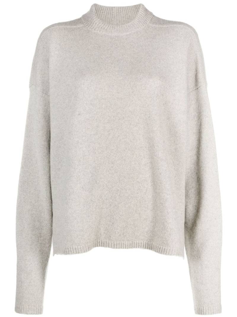 Rick Owens high-neck long-sleeve jumper - Grey von Rick Owens