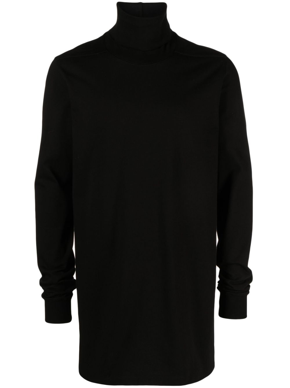 Rick Owens high-neck organic cotton sweatshirt - Black von Rick Owens