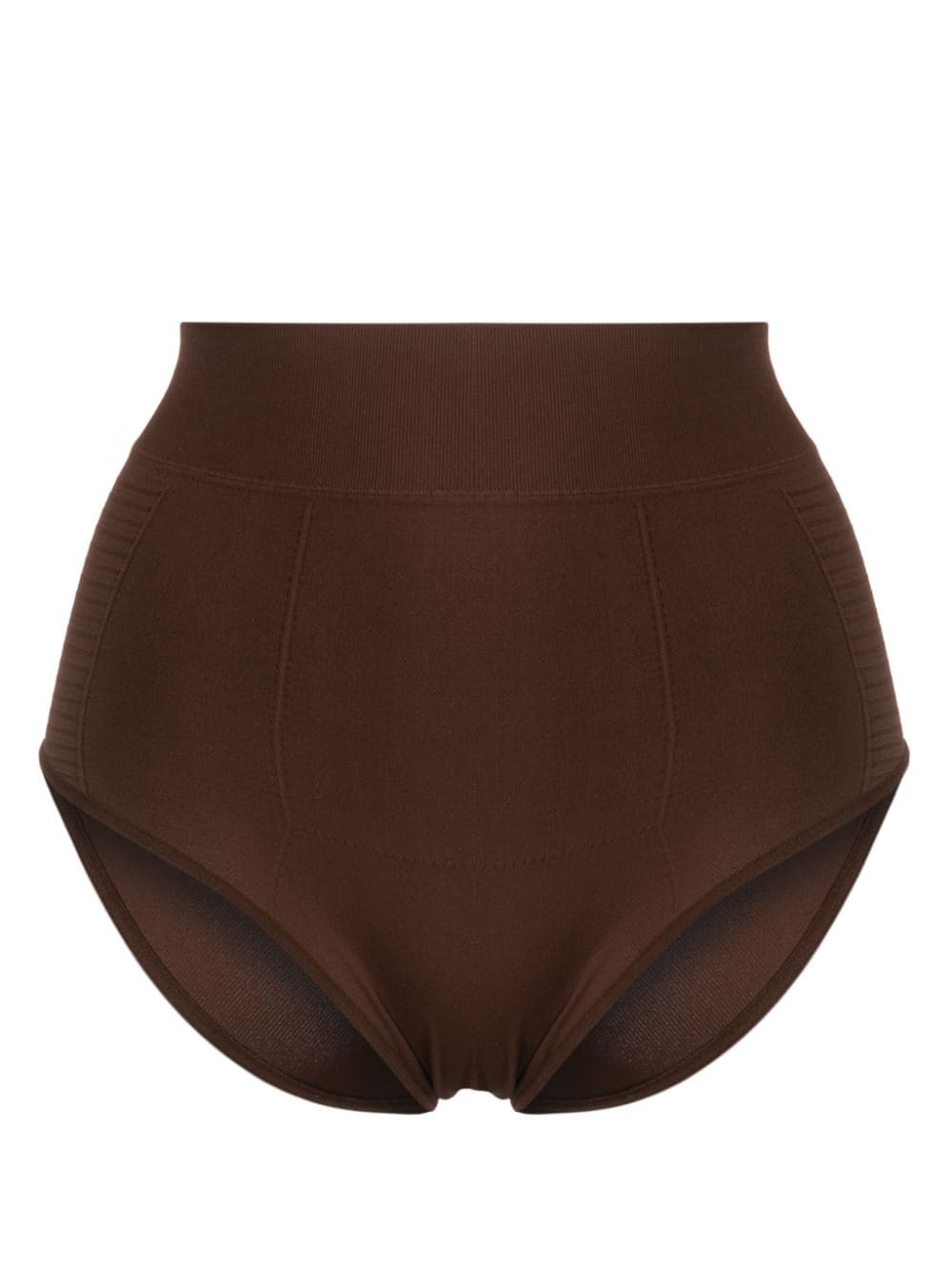 Rick Owens high-waist tight-fitting thong - Brown von Rick Owens