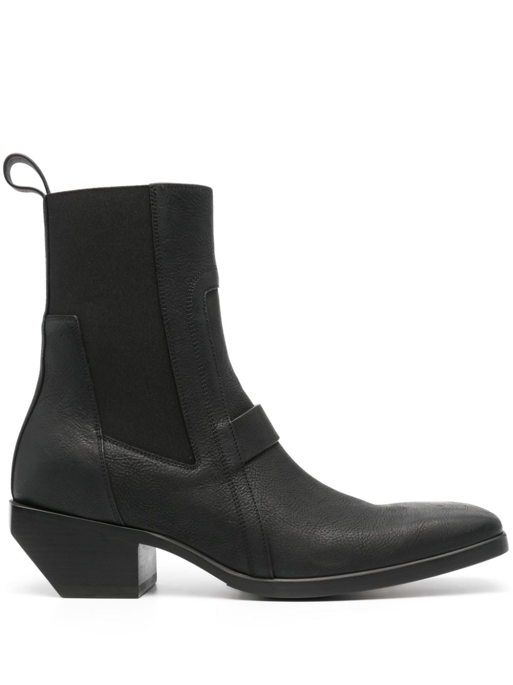 Rick Owens leather ankle-boots - Black von Rick Owens