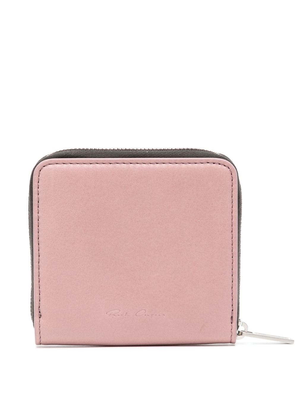 Rick Owens leather zip-up wallet - Pink von Rick Owens