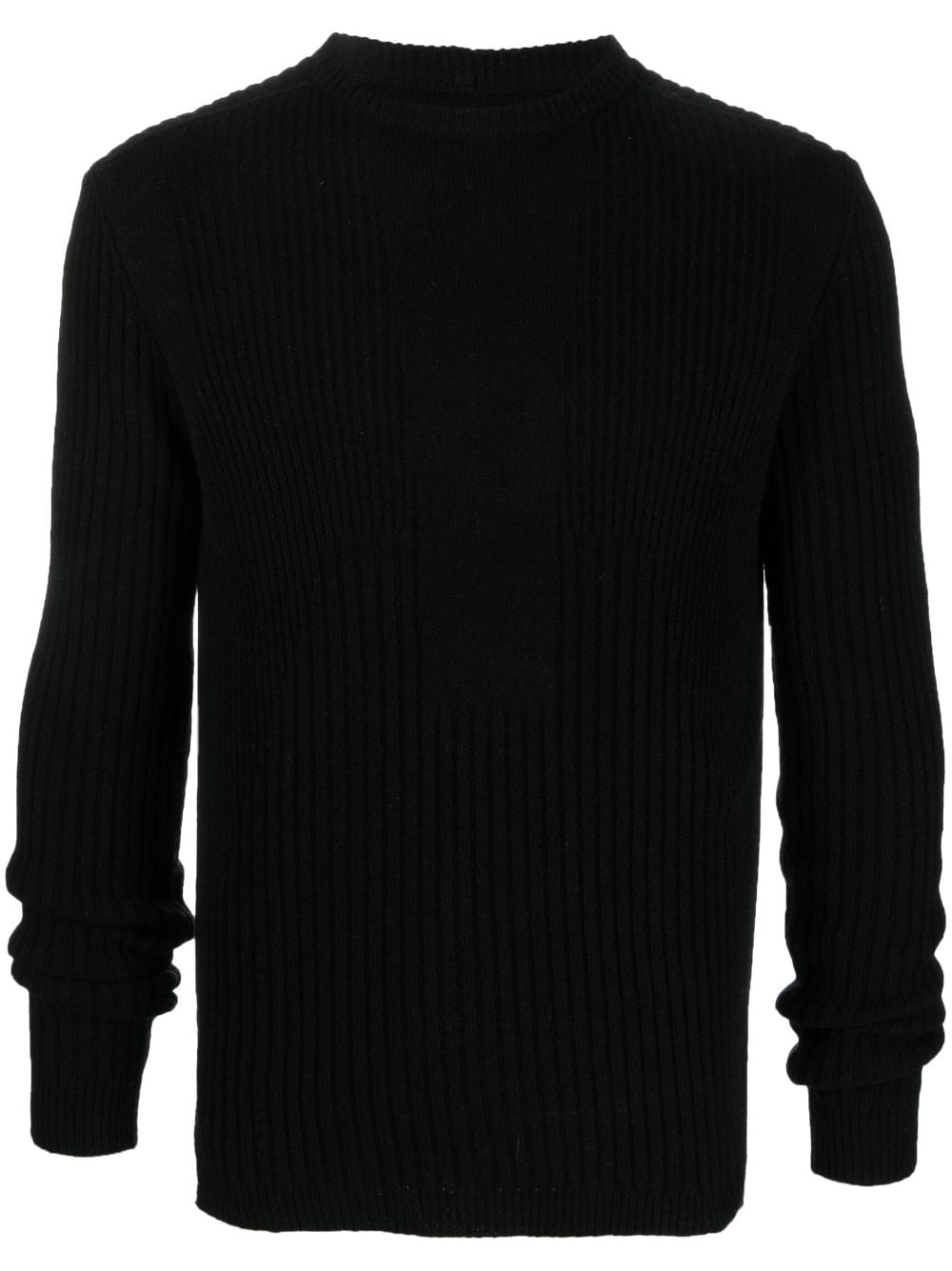 Rick Owens long-sleeved recycled-cashmere blend jumper - Black von Rick Owens