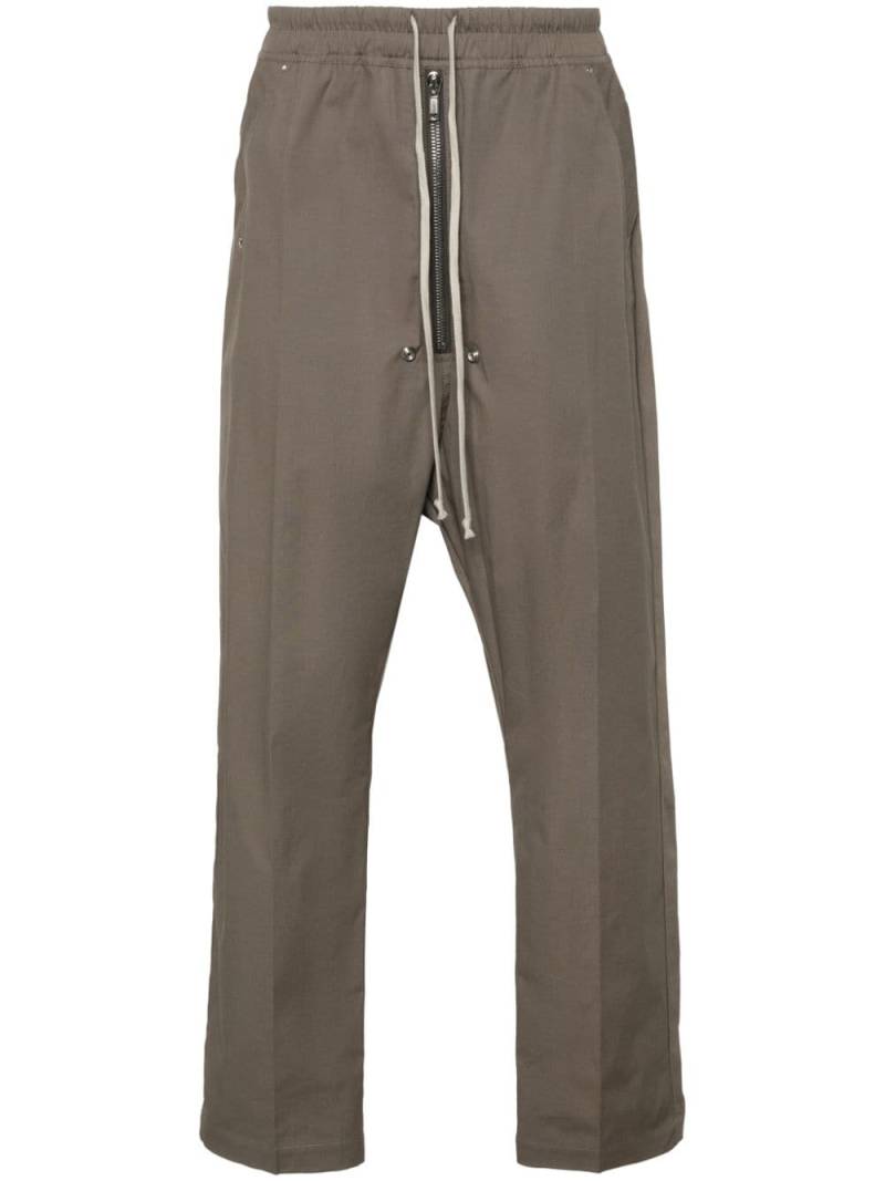 Rick Owens pressed-crease tapered trousers - Grey von Rick Owens