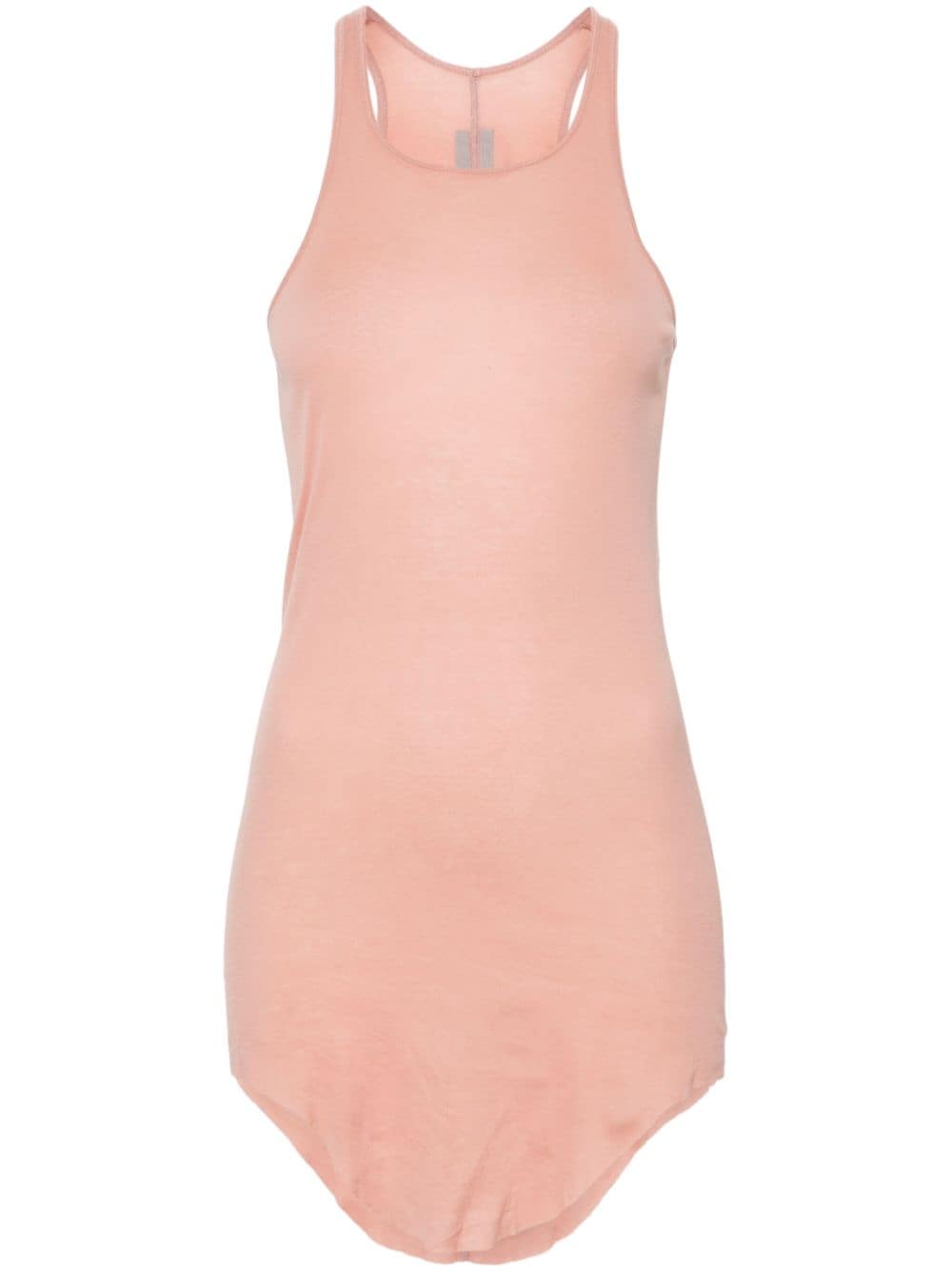 Rick Owens raw-cut longline tank top - Pink von Rick Owens