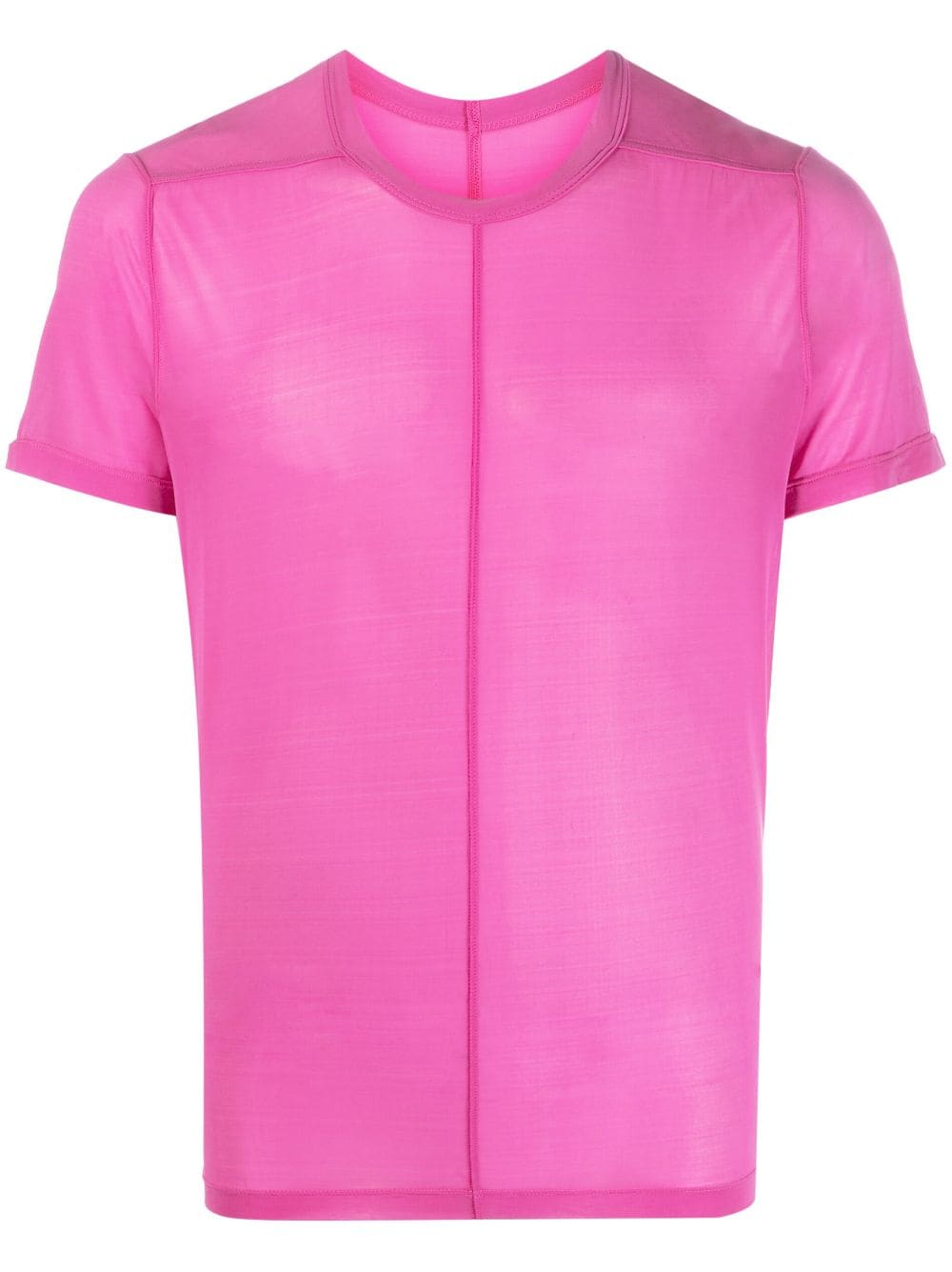 Rick Owens semi-sheer crew-neck T-shirt - Pink von Rick Owens