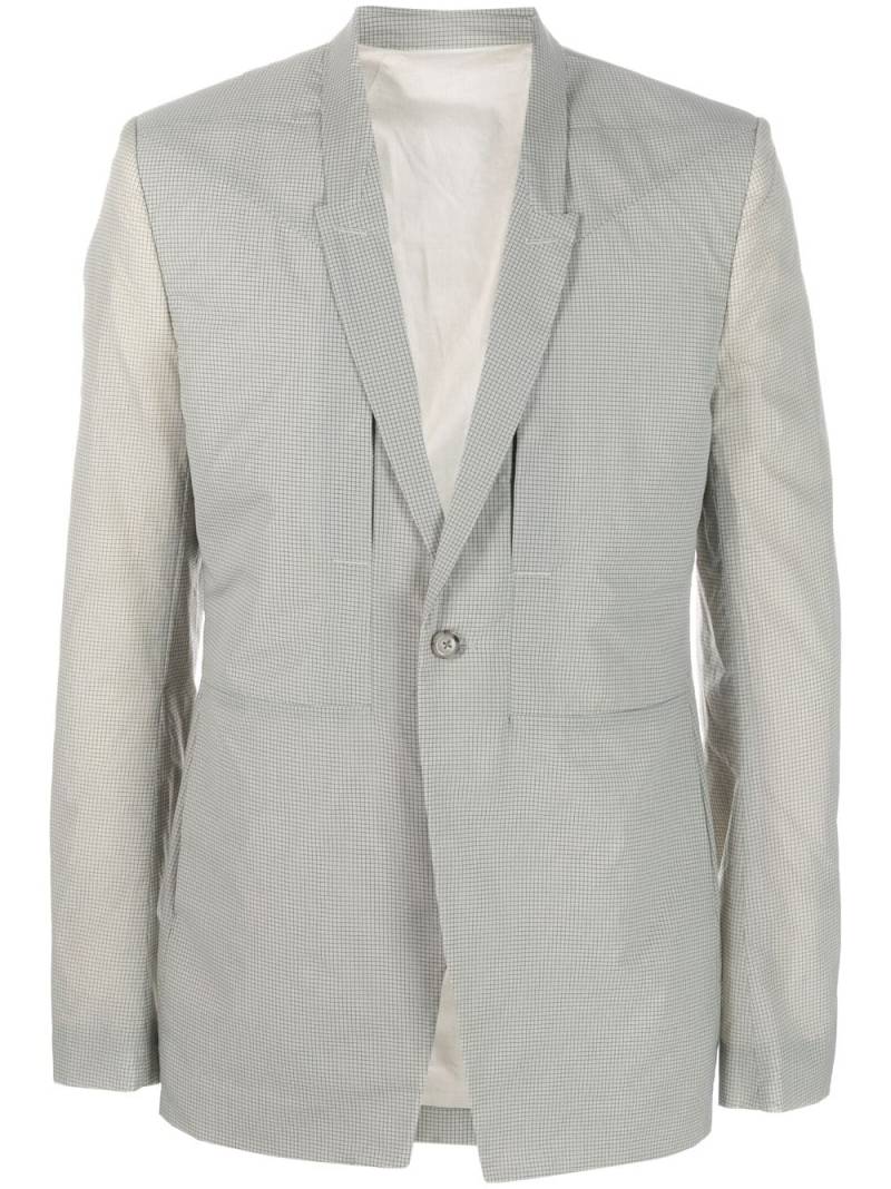 Rick Owens single-breasted blazer - Neutrals von Rick Owens