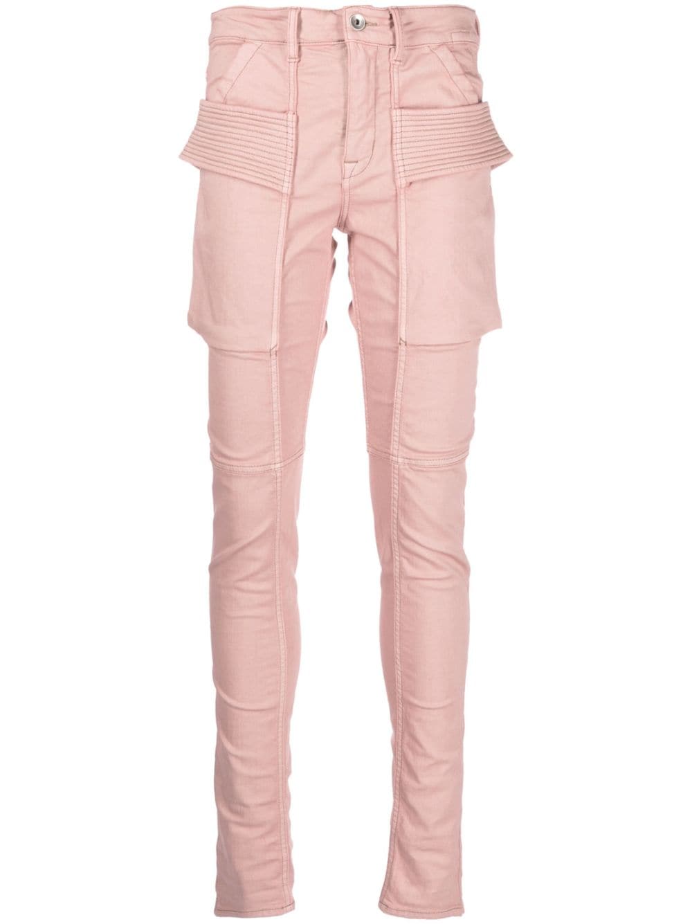 Rick Owens DRKSHDW strap-detail skinny jeans - Pink von Rick Owens DRKSHDW