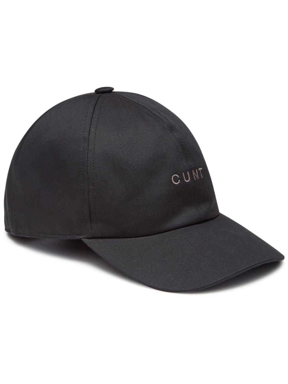 Rick Owens text-embroidered baseball cap - Black von Rick Owens