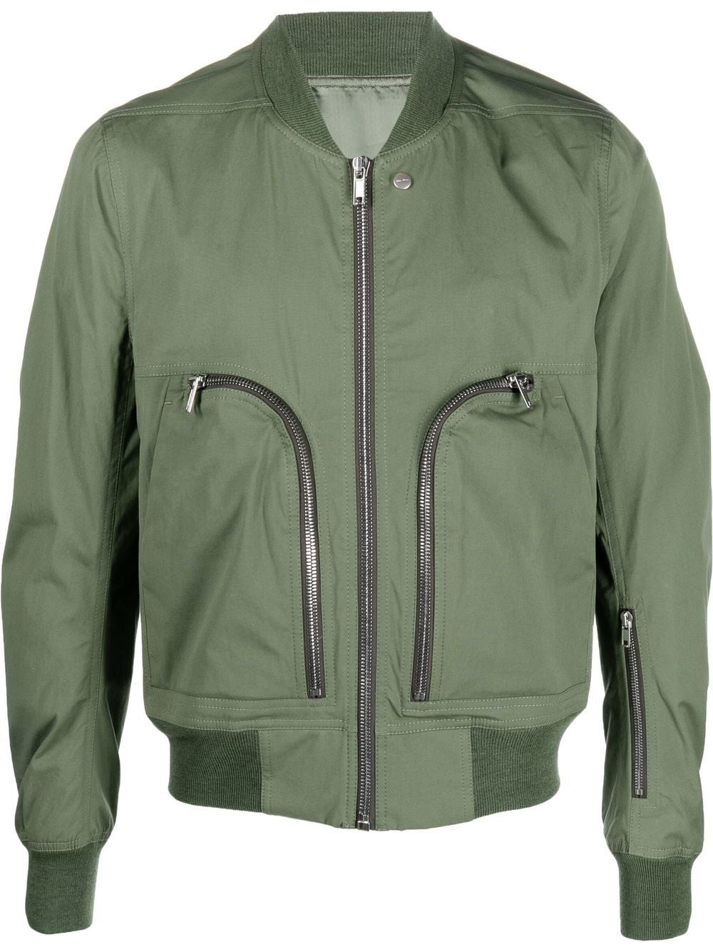 Rick Owens zip-up bomber jacket - Green von Rick Owens