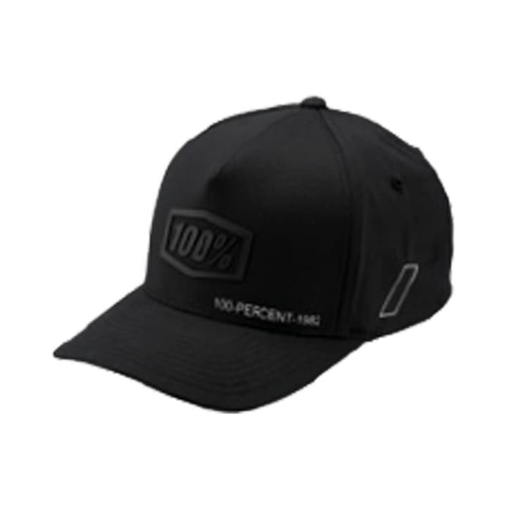 100% Shadow X-Fit Flexfit Cap schwarz von 100%