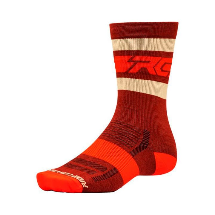 Ride Concepts Woll Fifty-Fifty Velosocken rot von Ride Concepts
