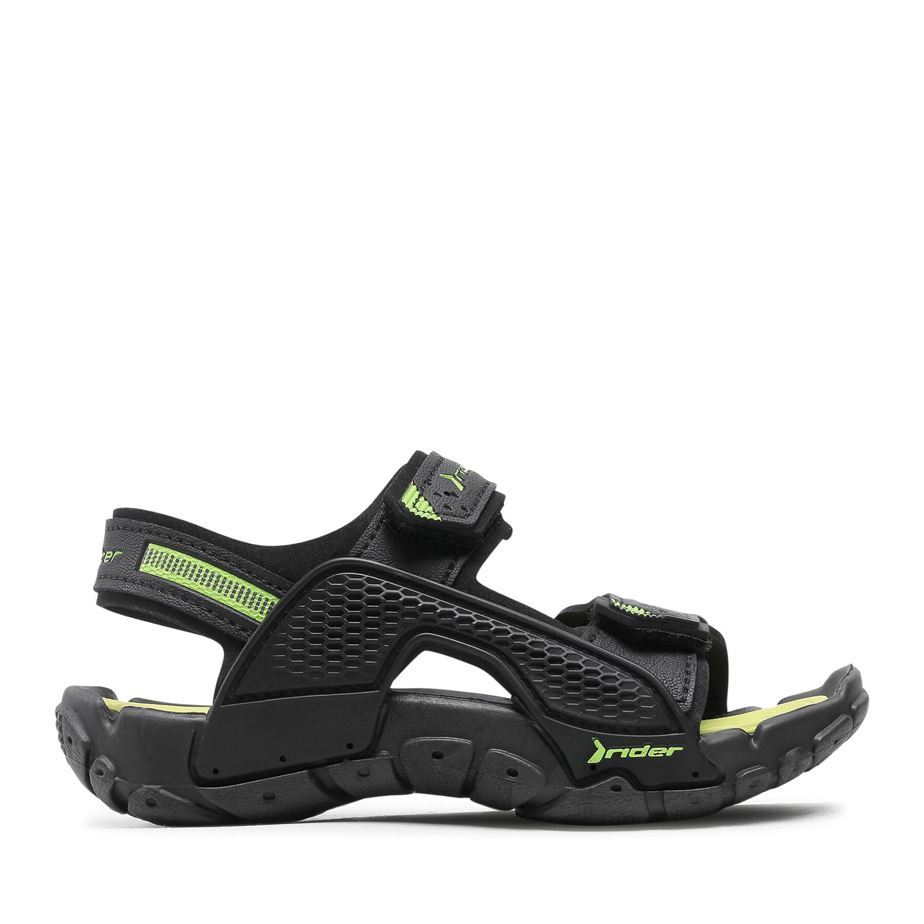 Sandalen Rider Tender XII Kids 83066 Black/Black/Green 02235 von Rider