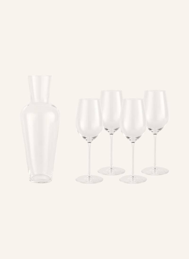 Riedel 4er-Set Weingläser Veritas Riesling Mit Dekanter transparent von Riedel