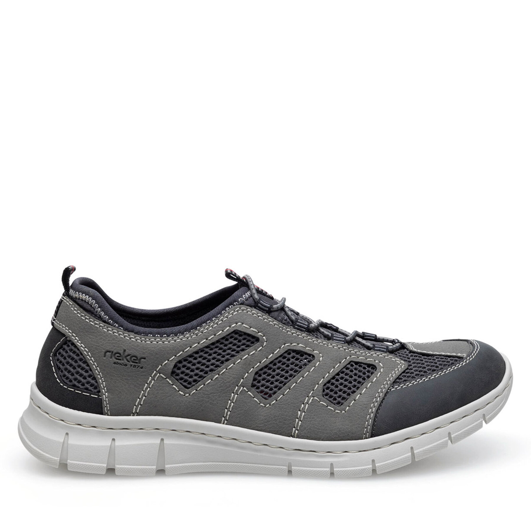 Halbschuhe Rieker B7762-45 Grau Halbschuhe Rieker B7762-45 Grau von Rieker