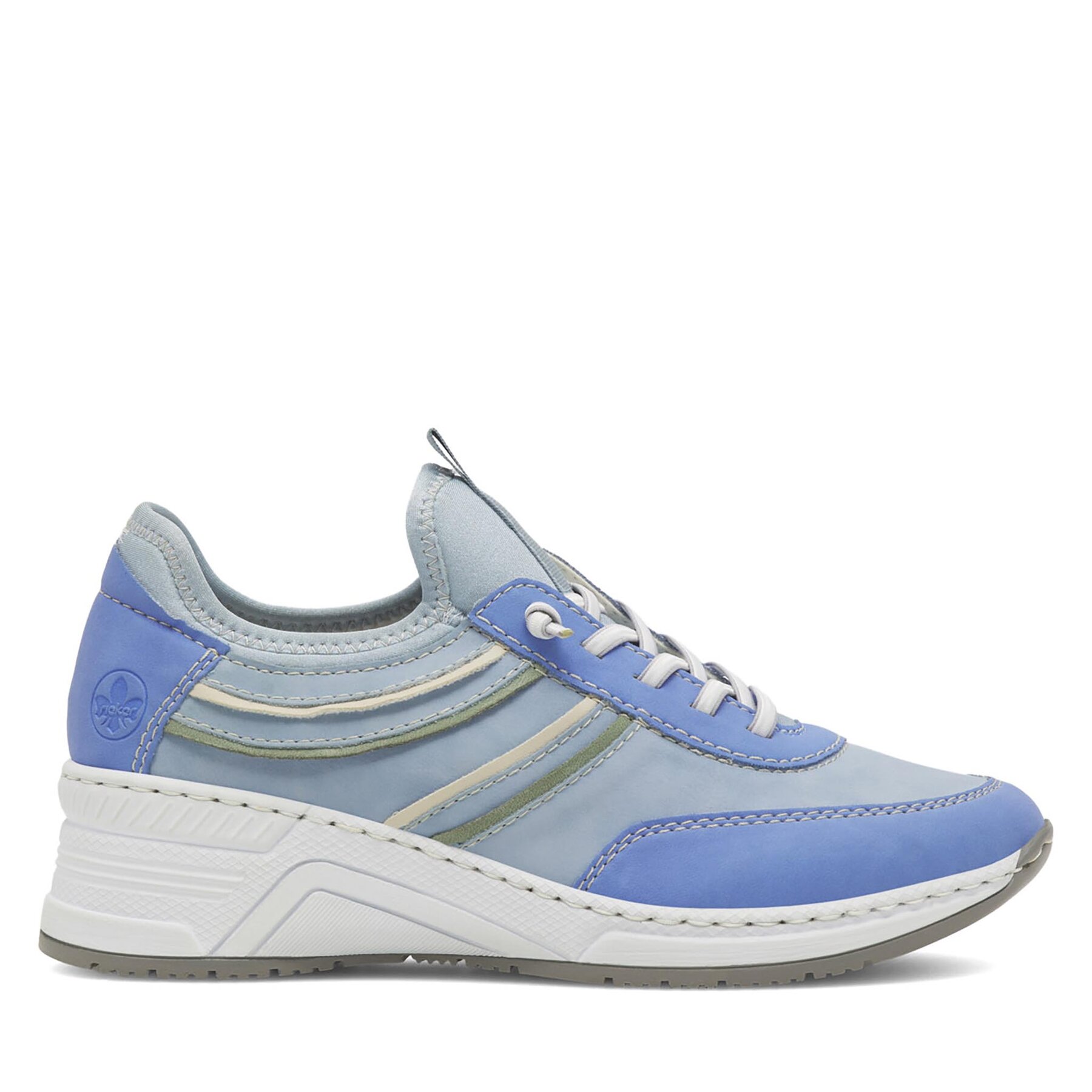 Halbschuhe Rieker N4381-10 Blue von Rieker