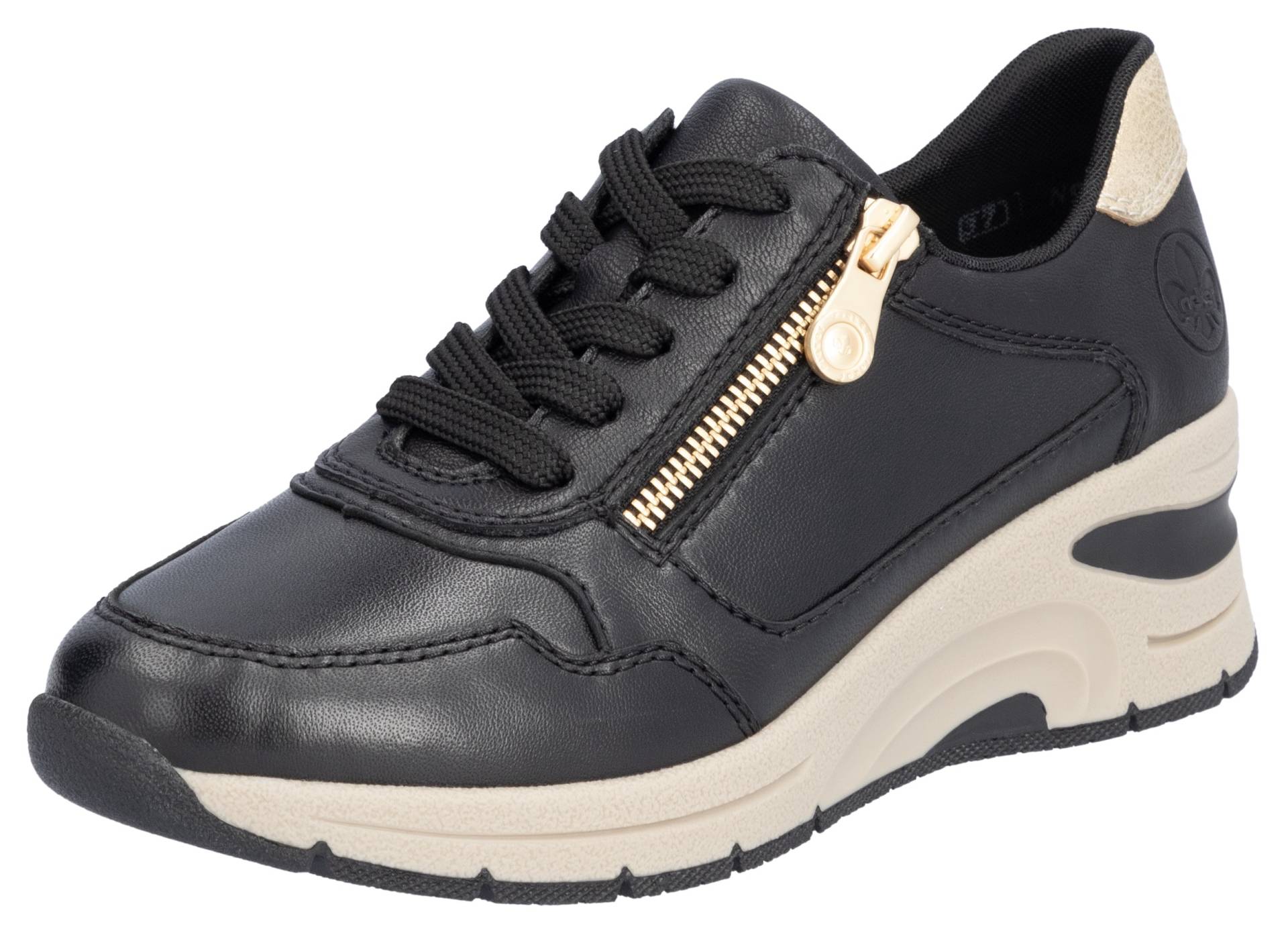 Rieker Keilsneaker,Freizeitschuh,Halbschuh,Schnürschuh mit Reissverschluss, schmale Form Rieker Keilsneaker,Freizeitschuh,Halbschuh,Schnürschuh mit Reissverschluss, schmale Form von Rieker