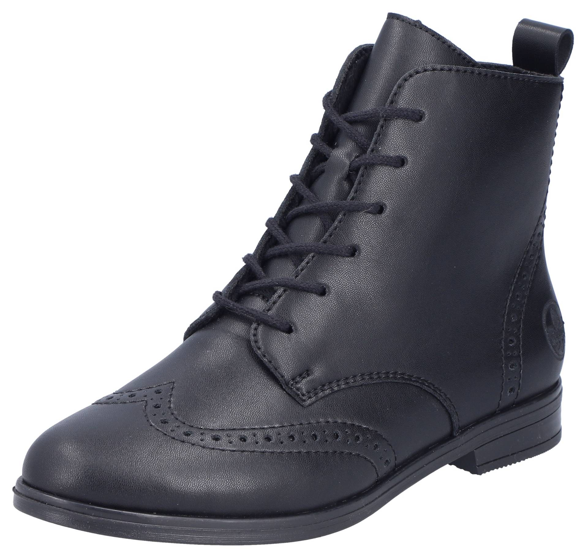 Rieker Schnürstiefelette, Schnürboots, Blockabsatz, mit Anziehlasche Rieker Schnürstiefelette, Schnürboots, Blockabsatz, mit Anziehlasche von Rieker