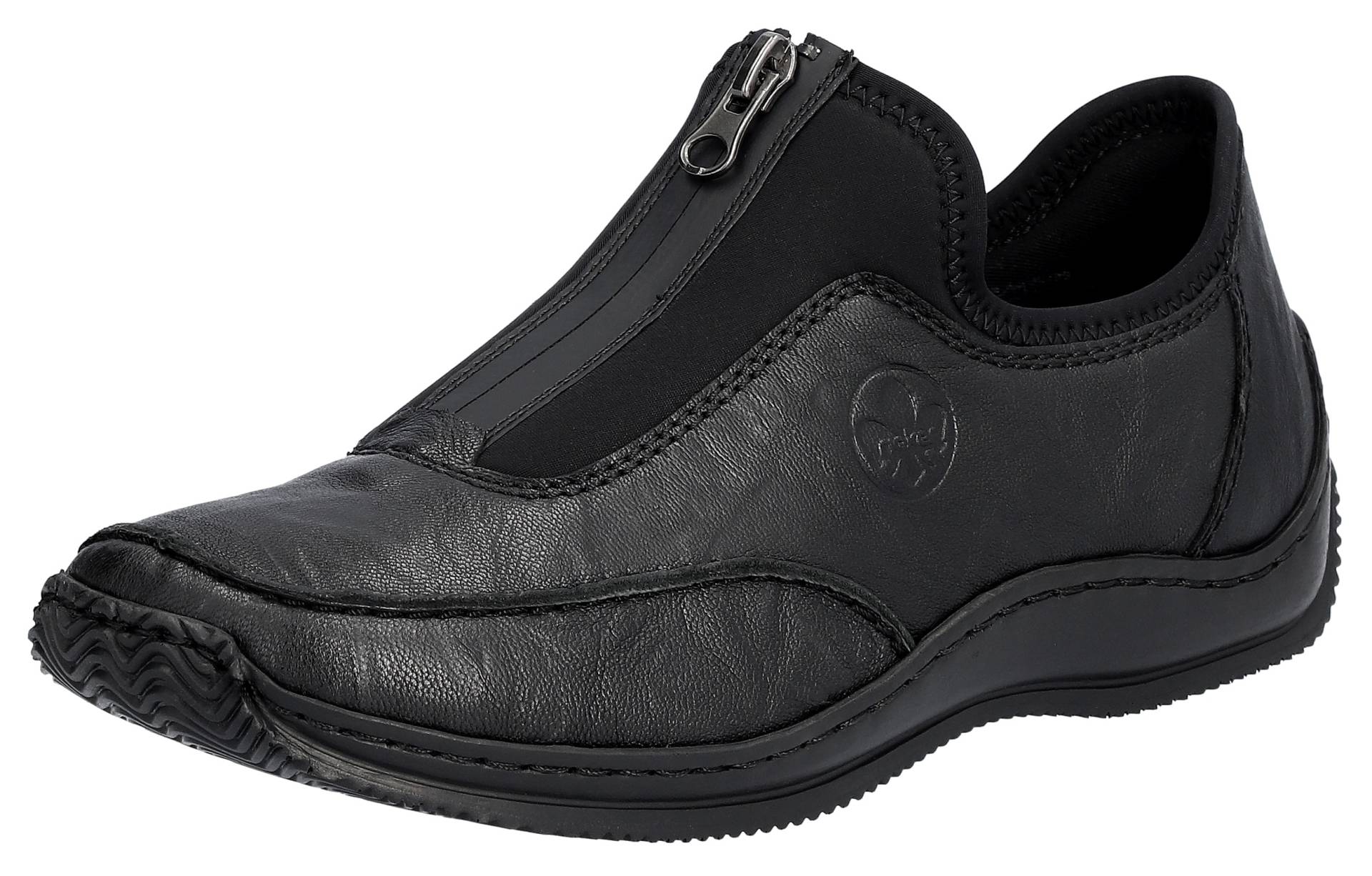 Rieker Slipper, Halbschuh, Freizeitschuh mit Reissverschluss für einfacheres Schlupfen Rieker Slipper, Halbschuh, Freizeitschuh mit Reissverschluss für einfacheres Schlupfen von Rieker