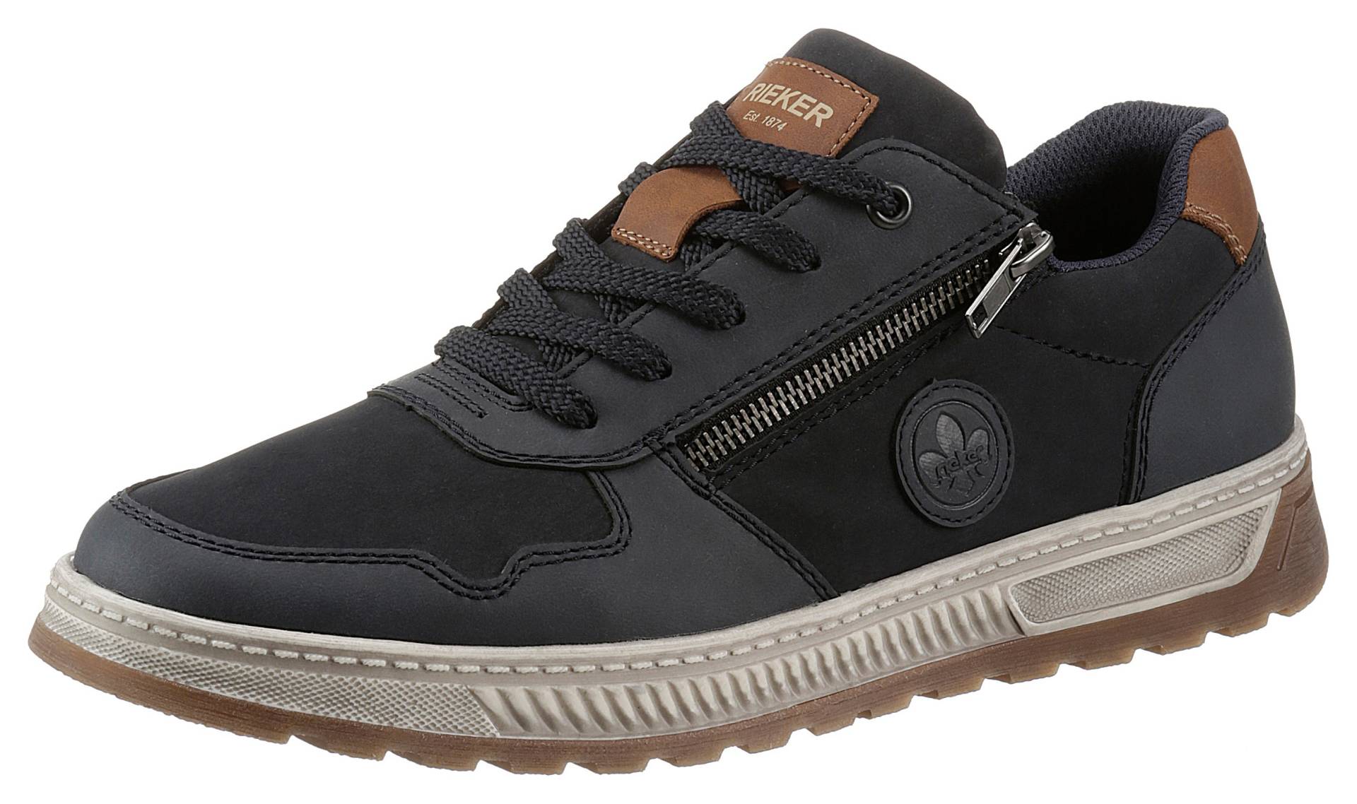 Rieker Sneaker, Freizeitschuh, Halbschuh, Schnürschuh mit Kontrastbesatz Rieker Sneaker, Freizeitschuh, Halbschuh, Schnürschuh mit Kontrastbesatz von Rieker