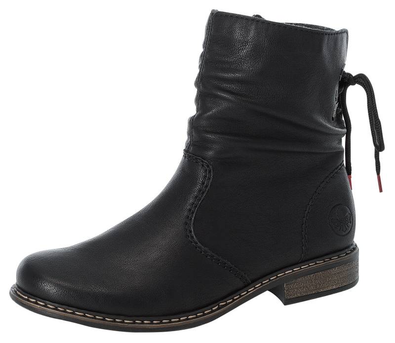 Rieker Stiefelette, Boots, Blockabsatz, mit Zierschnürung am Schaft von Rieker